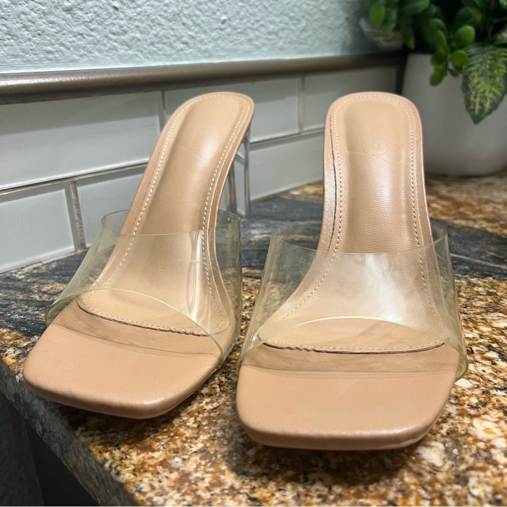 Clear heels